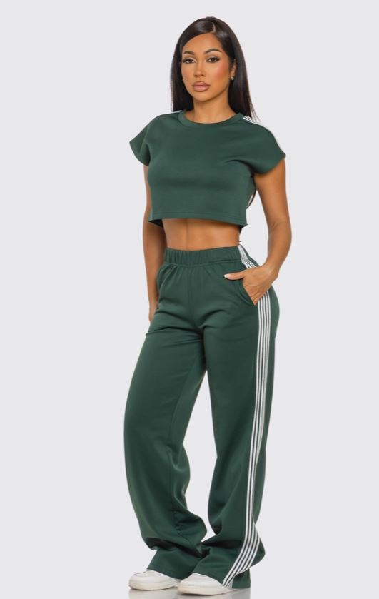 Stripes Activewear Set