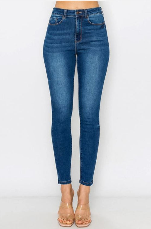 BASIC SKINNY DENIM PANTS